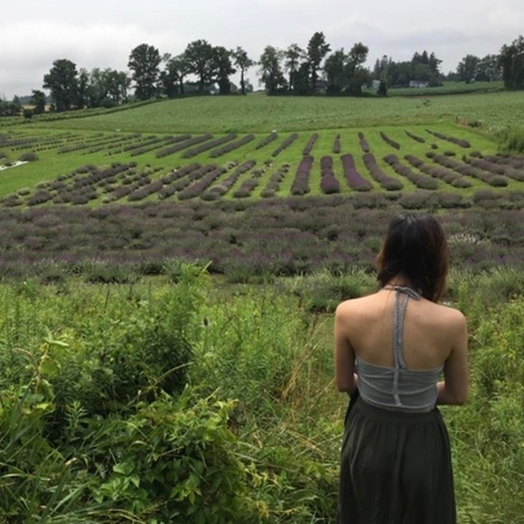 Pink and grey halter tanks💕 - Picture 3 of 3